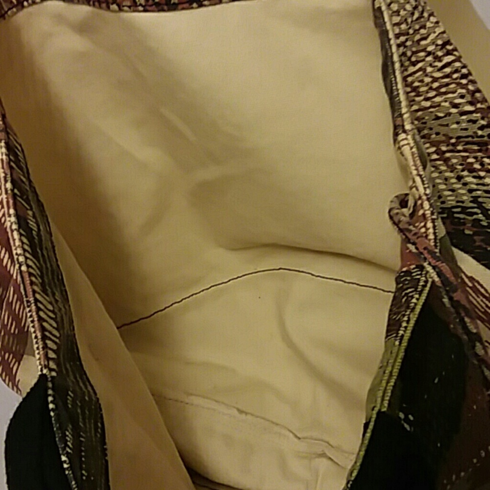 Kipling Ryne Print Circular Large Tote Bag & Pouch - image 6